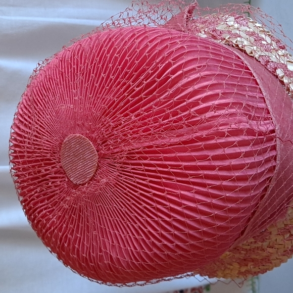 Vintage 1960s Pink Hat - Picture 4 of 13